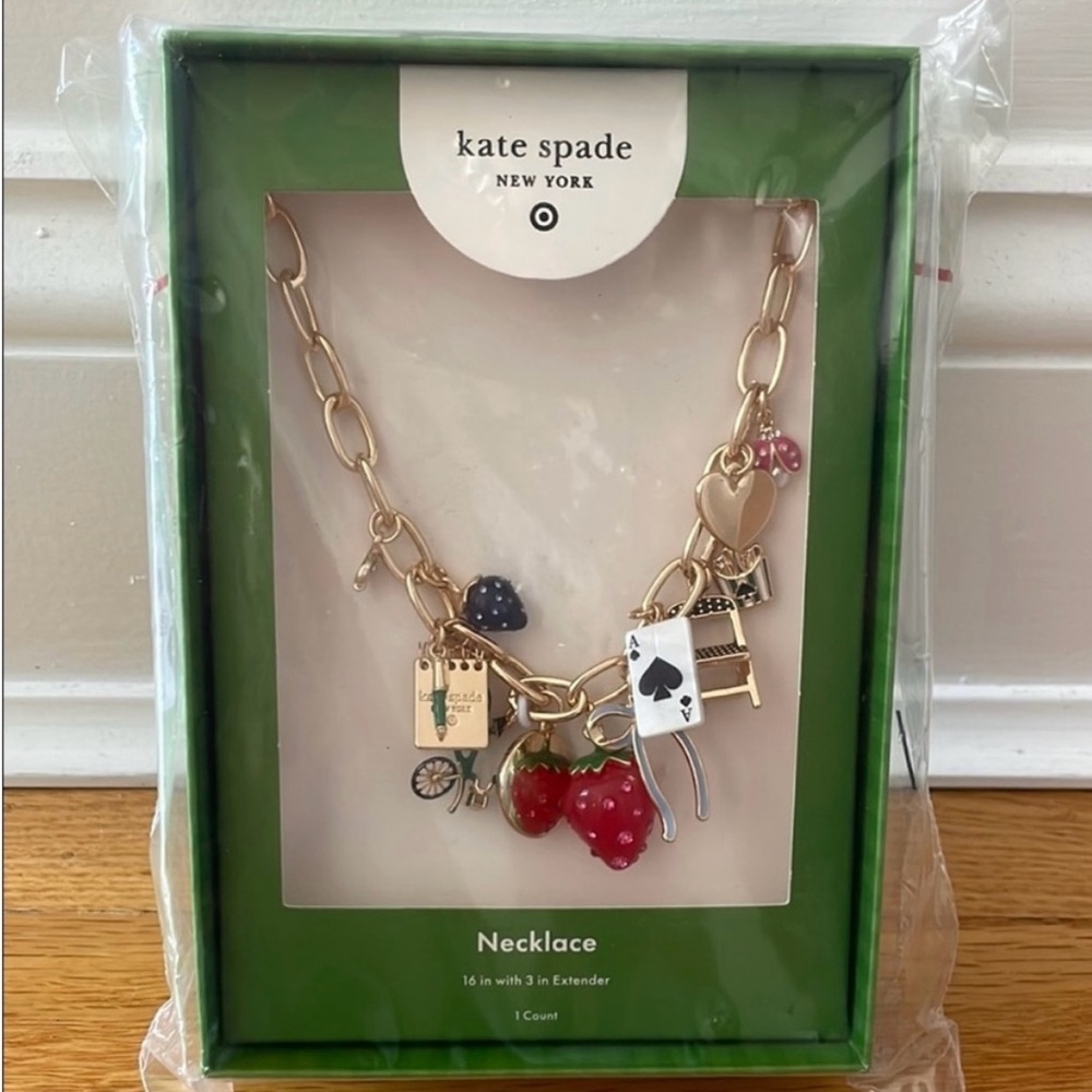Kate Spade X Target Necklace Charm gold Necklace